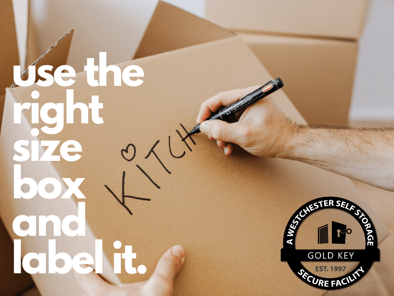 Storage Tips Lewisboro Use The Right Sized Box